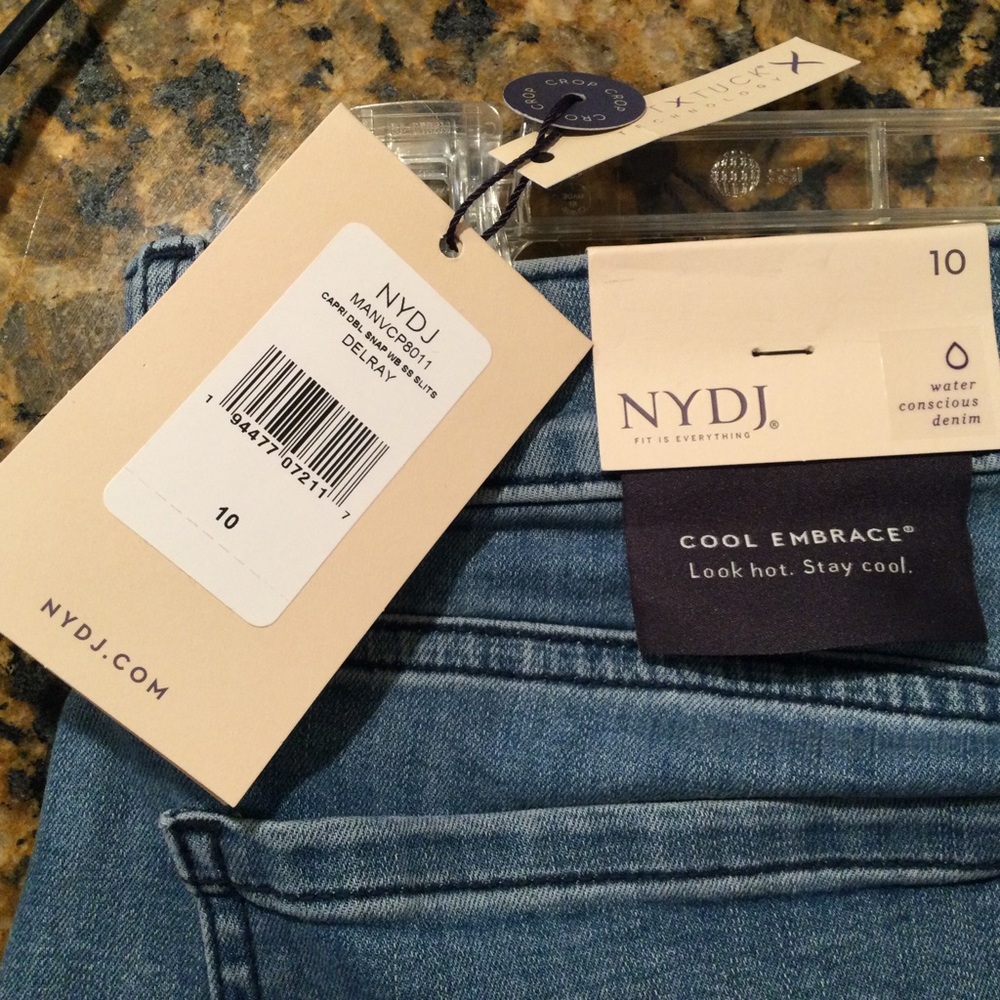 NYDJ Delray denim capris